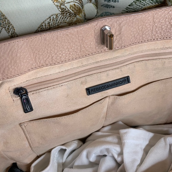 Rebecca Minkoff Large Beige Studded Tote Bag - Picture 6 of 7